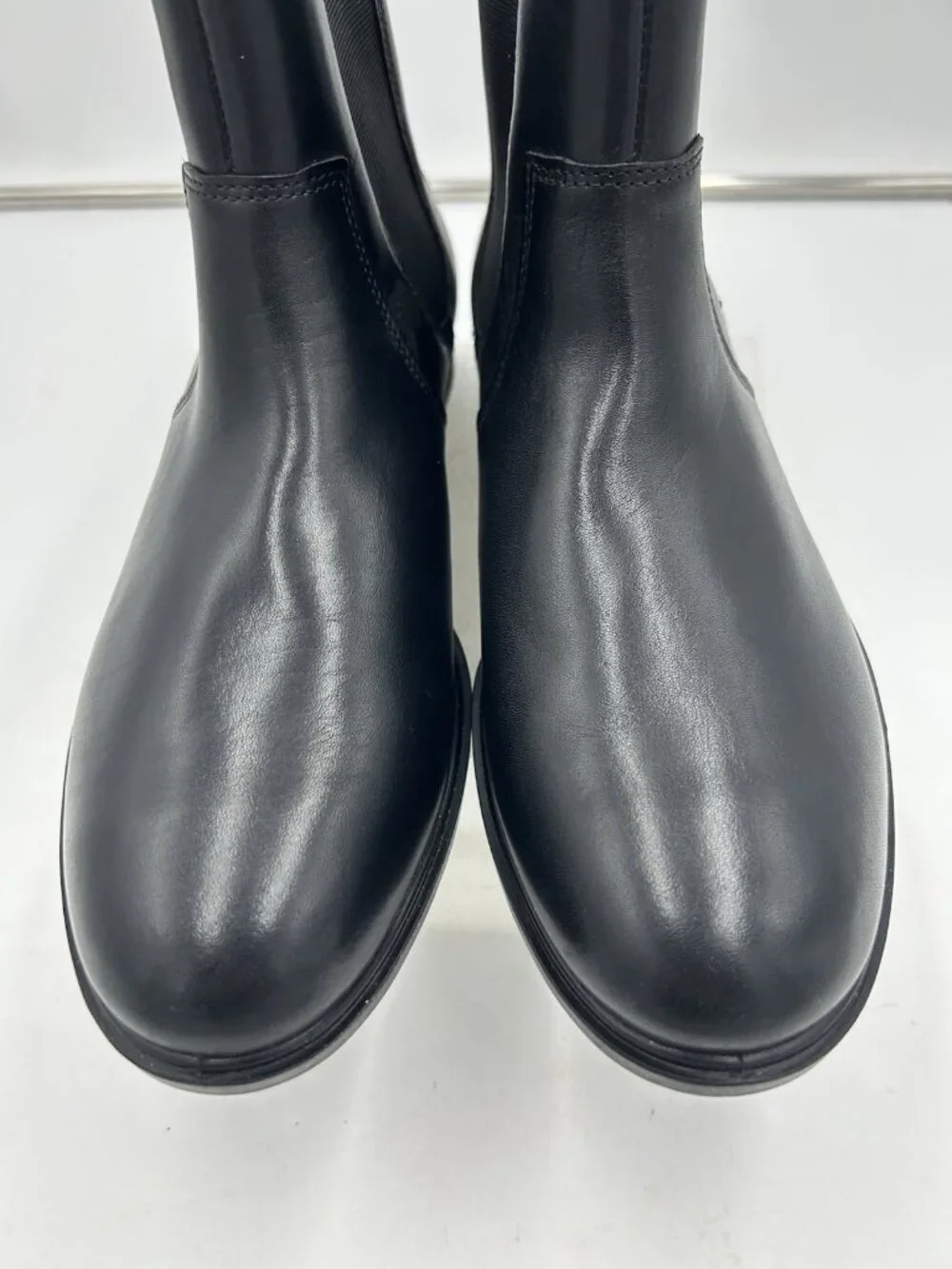 ECCO Women's Touch 15 Chelsea Black Leather Boots Size EUR 40 US 9-9.5 NEW
